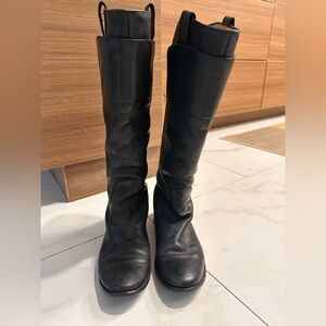 FRYE PAIGE BLACK BOOTS